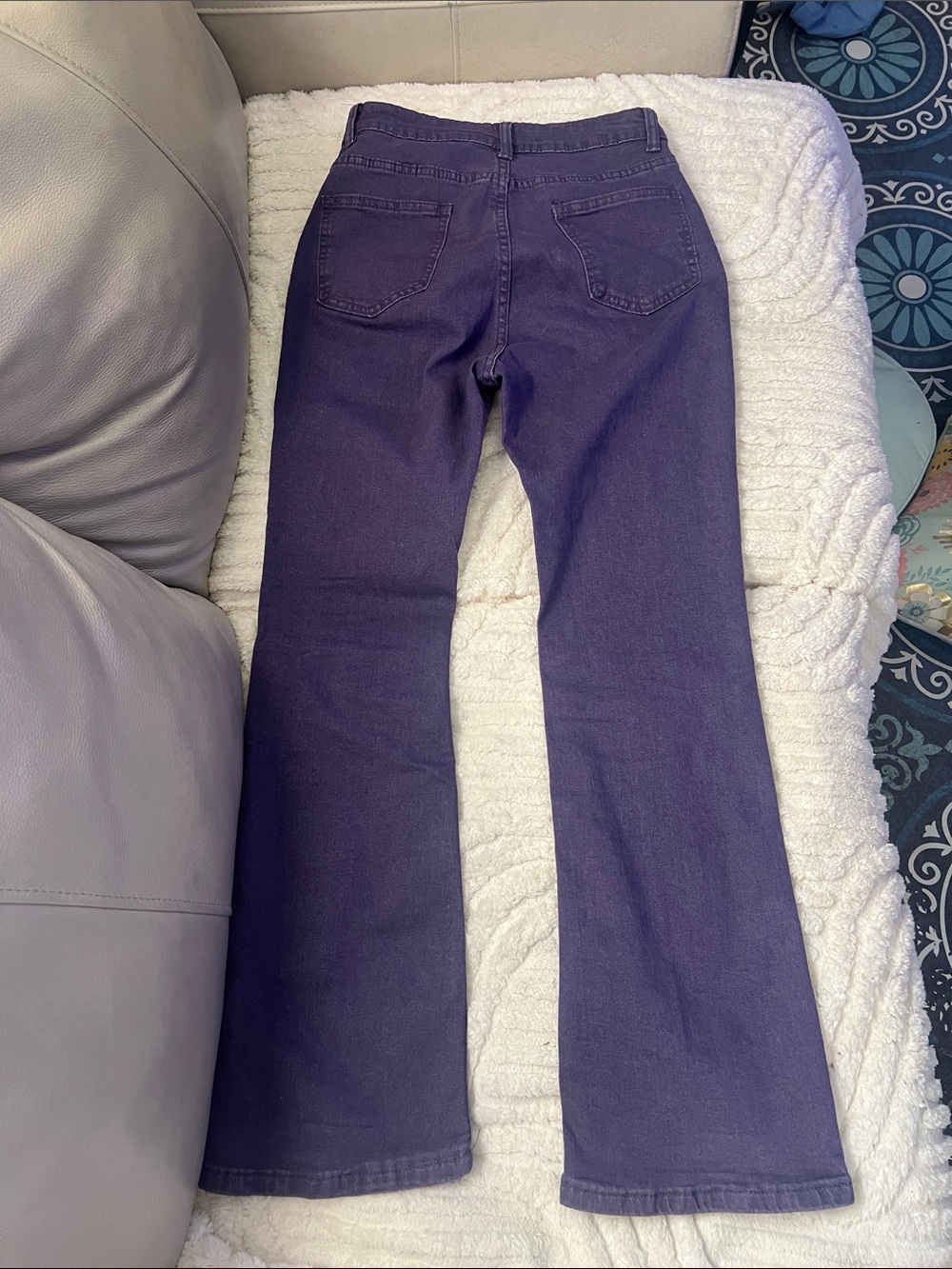 Women’s Purple High-Rise Bootcut Jeans
